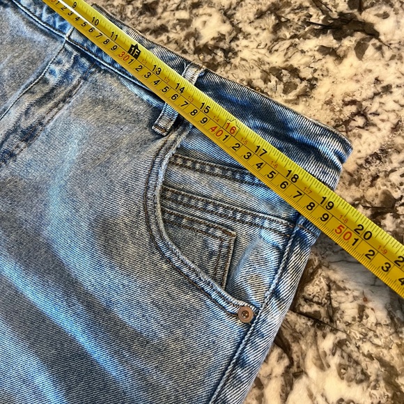 Wild fable size 16 Denim Jean Skirt Juniors Target Stretch Mini - Picture 3 of 6